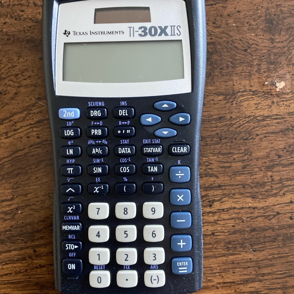 Texas Instruments calculator fully loaded